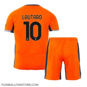 Inter Milan Lautaro Martinez #10 Replik 3rd trikot Kinder 2023-24 Kurzarm (+ Kurze Hosen)